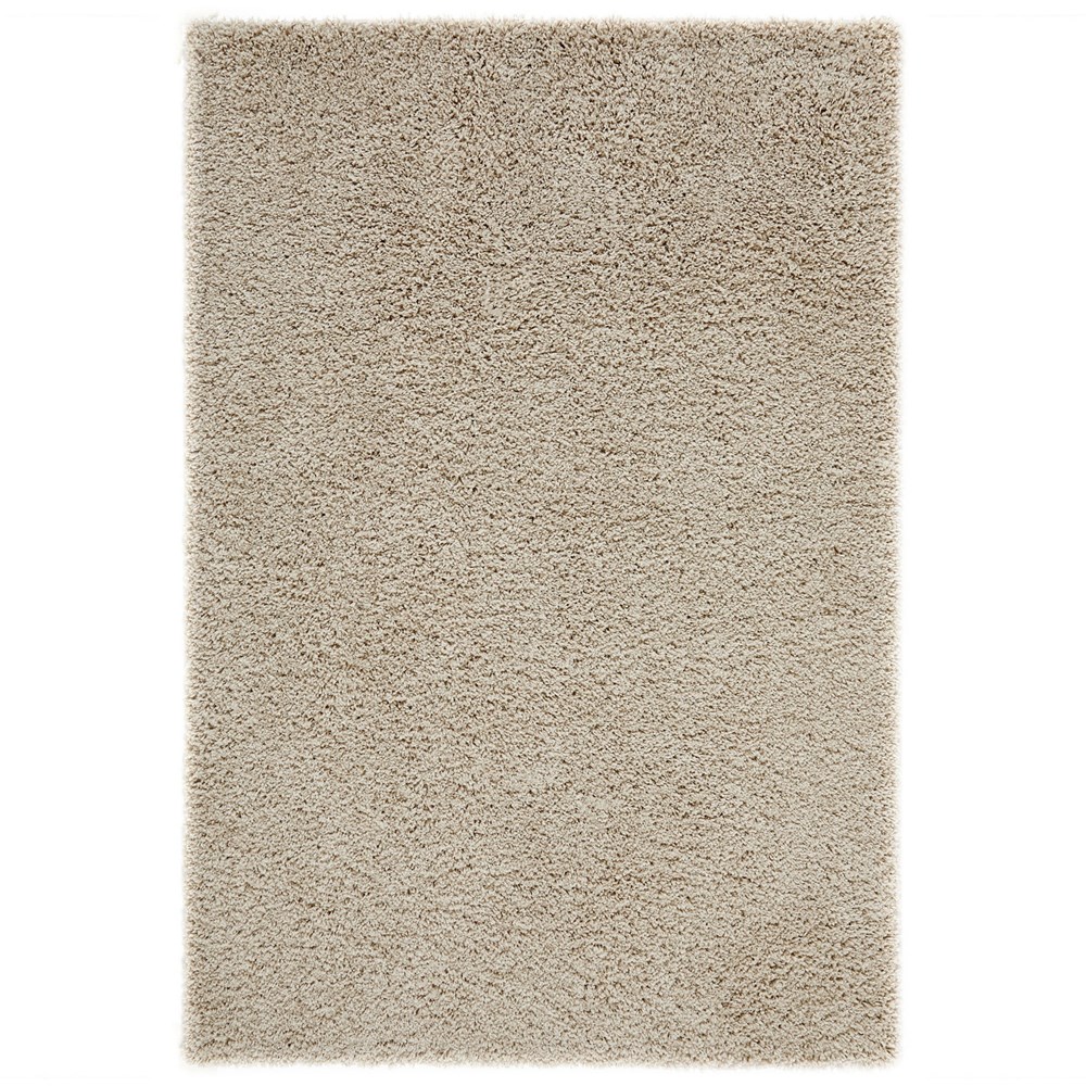 Isla Shaggy Rugs in Light Beige